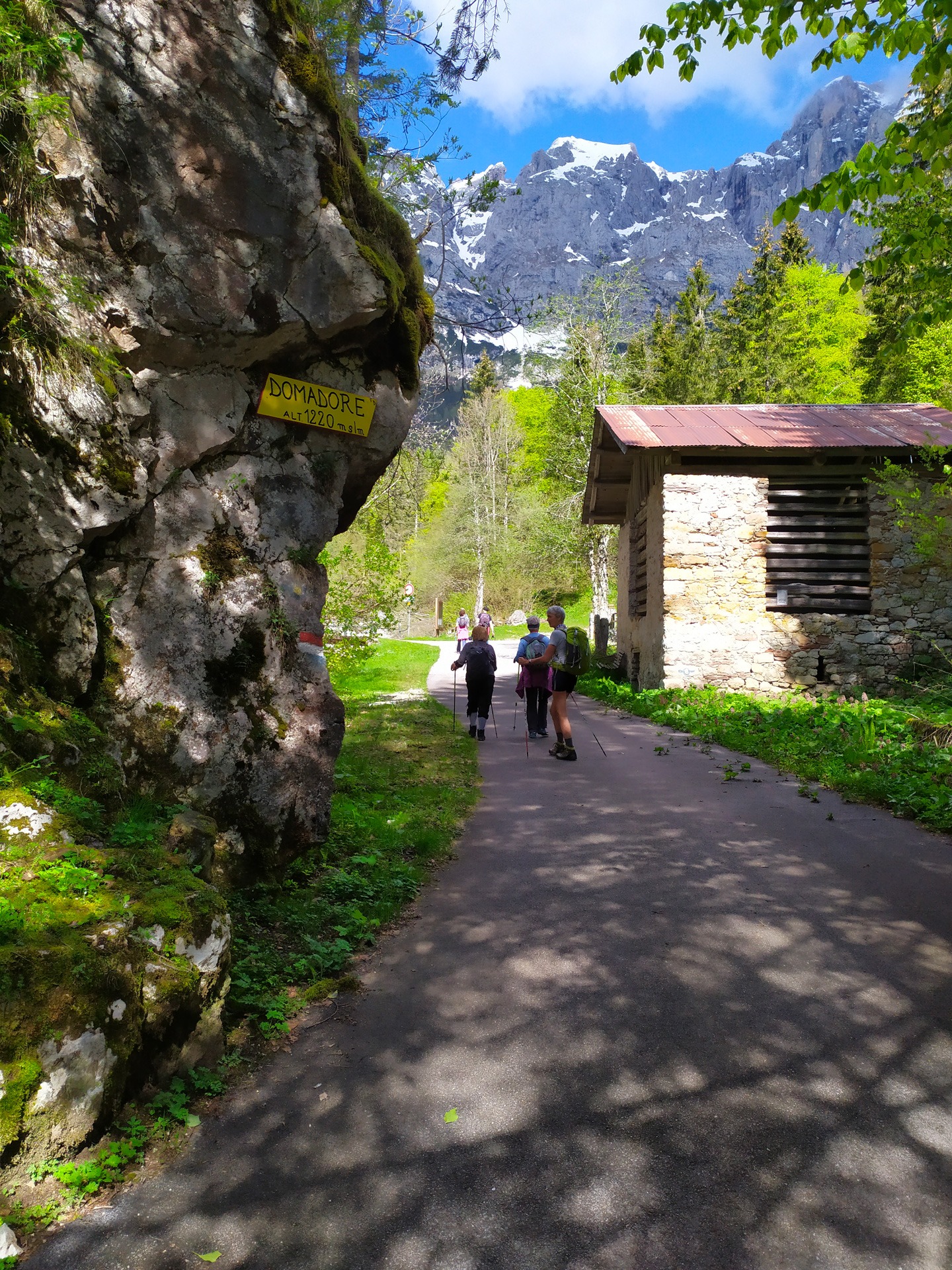 Col de Luna e Rifugio Scarpa da Frassenè